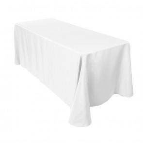 White 8' Table Linens White 8' Table Linens