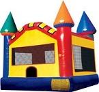 Large Castle, 2 6Ft Tables, 16 White Chairs Large Castle, 2 6Ft Tables, 16 White Chairs